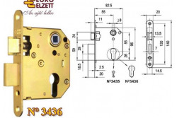 ZÁR EU-ELZ.3436 LŐV CIL.2 NYELV
G537A51000
Az N°3436 hengerzárbetétes biztonsági bevéső, váltó vagy váltó nélküli épületzár bejárati ajtók rögzítésére és bezárására alkalmas.
Biztonsági fokozat: 4 (MSZ 528-78).
A zár 20-25 kg/m2 ajtó számára alkalmas.
Műszaki feltételek száma: MF 184.
A csapda átállításához a rajta lévő csavart kicsavarjuk (benyomott csapda álláskor). Ezt követően a csapdafejet kivesszük a zártestből, majd fordítva visszahelyezzük. Ha készen vagyunk, a csavart visszacsavarjuk.
ZÁR EU-ELZ.3436 LŐV CIL.2 NYELV
G537A51000
Az N°3436 hengerzárbetétes biztonsági bevéső, váltó vagy váltó nélküli épületzár bejárati ajtók rögzítésére és bezárására alkalmas.
Biztonsági fokozat: 4 (MSZ 528-78).
A zár 20-25 kg/m2 ajtó számára alkalmas.
Műszaki feltételek száma: MF 184.
A csapda átállításához a rajta lévő csavart kicsavarjuk (benyomott csapda álláskor). Ezt követően a csapdafejet kivesszük a zártestből, majd fordítva visszahelyezzük. Ha készen vagyunk, a csavart visszacsavarjuk.